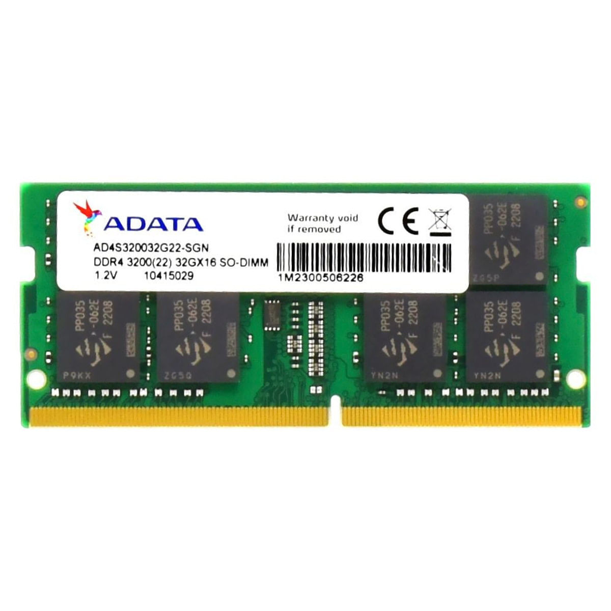 ADATA Premier 32GB (1x32GB) DDR4 3200MHz CL22 SODIMM AD4S320032G22-SGN