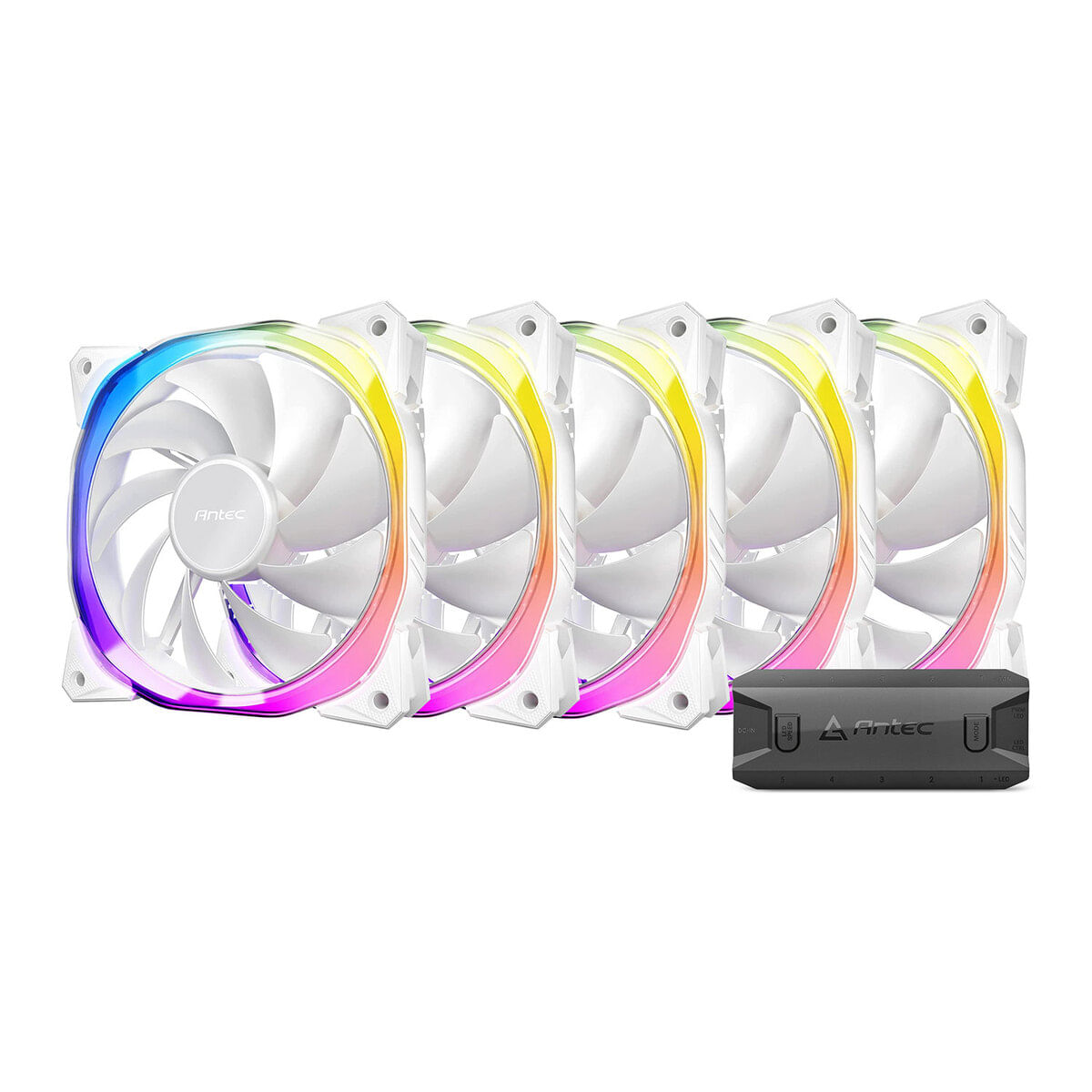 Antec Fusion 120 ARGB Pwm 120mm ARGB Kit 5 Fans 0-761345-57005-3