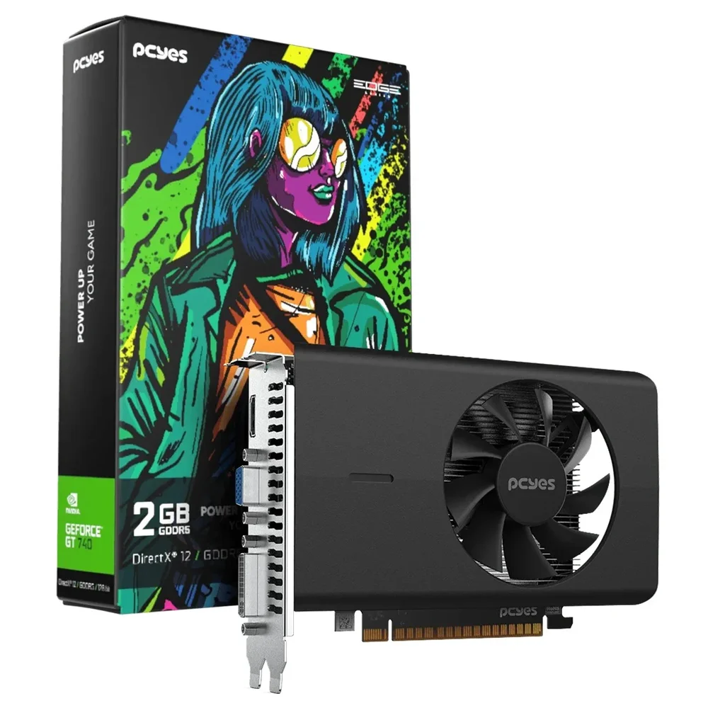 NVIDIA GeForce GT 740 2GB GDDR5 128-bit Single Fan Projeto Edge