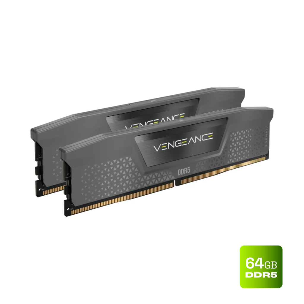 Corsair Vengeance 64GB (2x32GB) DDR5 5200MHz CL40 Cinza UDIMM CMK64GX5M2B5200Z40