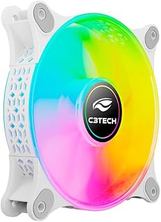 C3Tech Gaming F9-L170WH 120mm ARGB Preto F9-L170WH