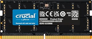 Crucial 16GB (1x16GB) DDR5 5200MHz Preto SODIMM CT16G52C42S5