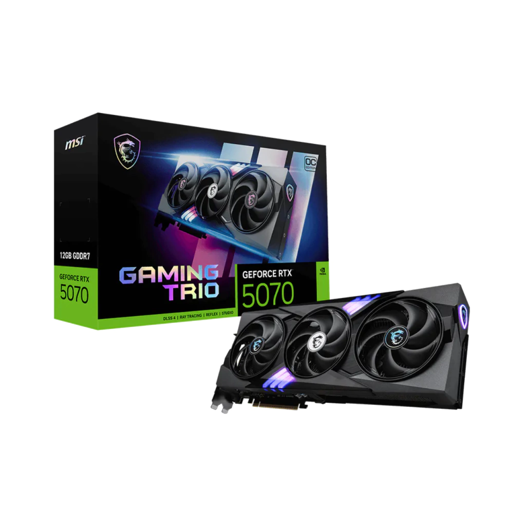MSI GeForce RTX 5070 Gaming Trio OC 12GB GDDR7 192-bit