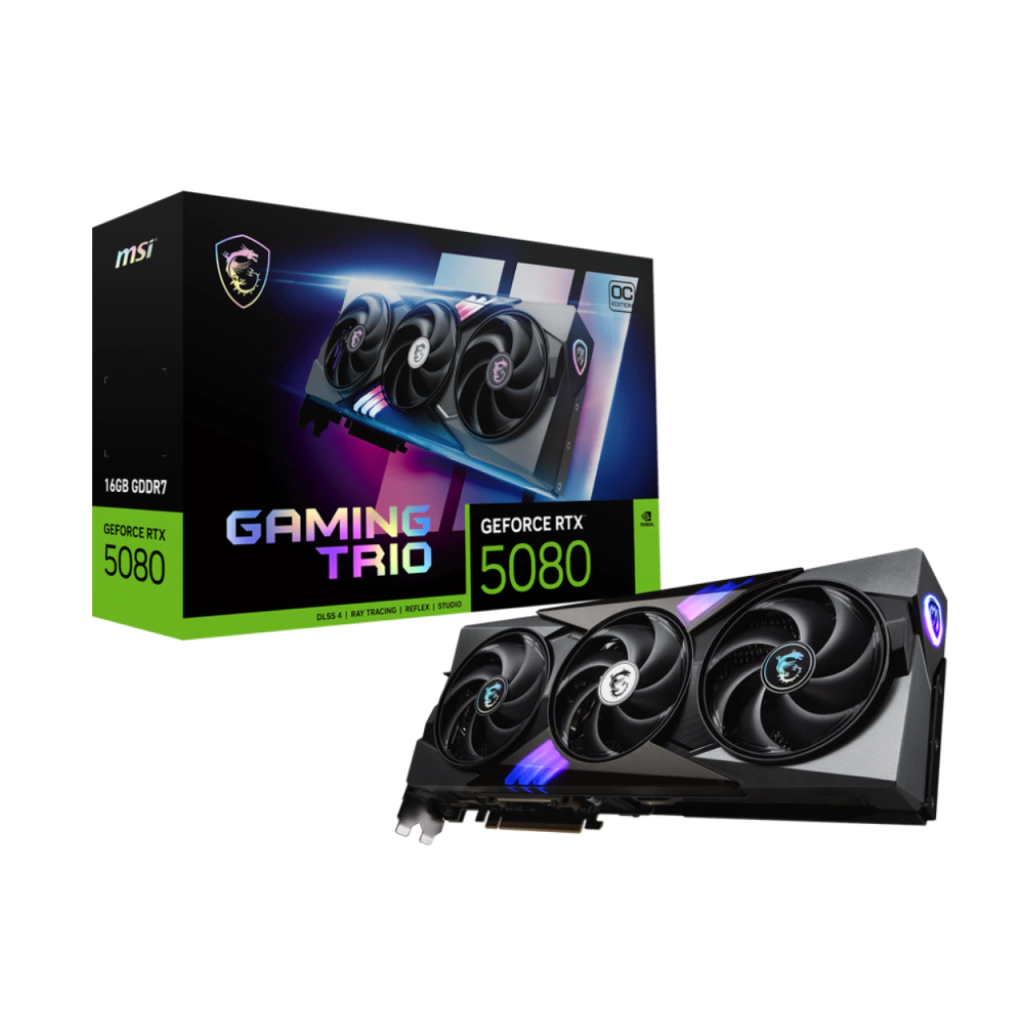MSI GeForce RTX 5080 16G Gaming Trio OC 256-bit GDDR7