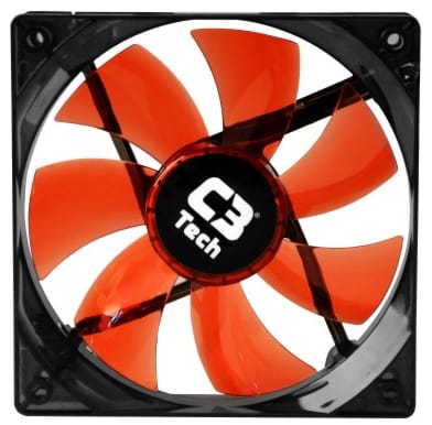 C3Tech Storm F7-L100 RD 120mm LED Vermelho F7-L100 RD