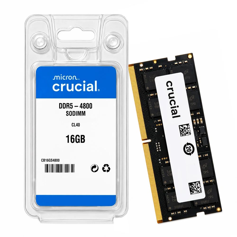 Crucial 16GB (1x16GB) DDR5 4800MHz SODIMM CB16GS4800