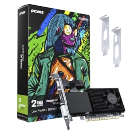 PCyes GT 730 Projeto Edge 2GB DDR5 64-bit Low Profile Single Fan