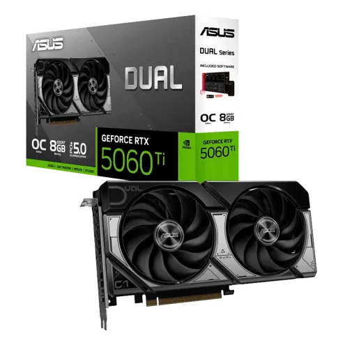 ASUS Dual GeForce RTX 5060 Ti OC Edition 8GB GDDR7