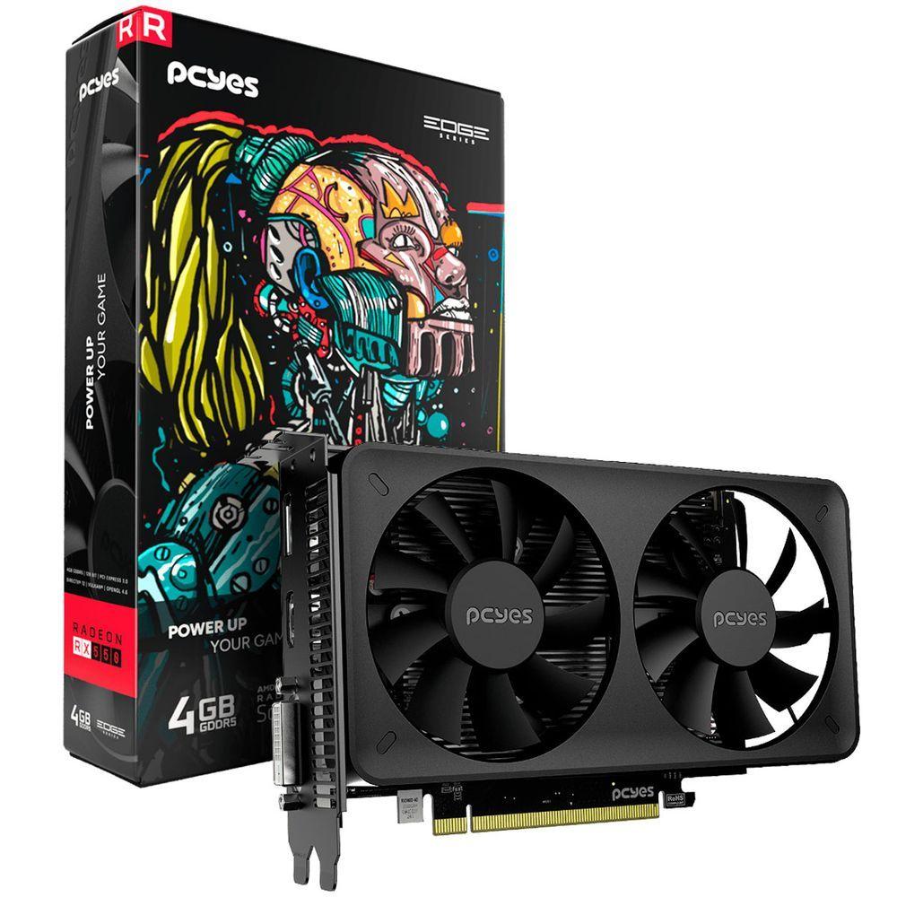 PCYES Radeon RX 550 4GB GDDR5 128-bit Dual Fan (PVEX5504GBDFBR)