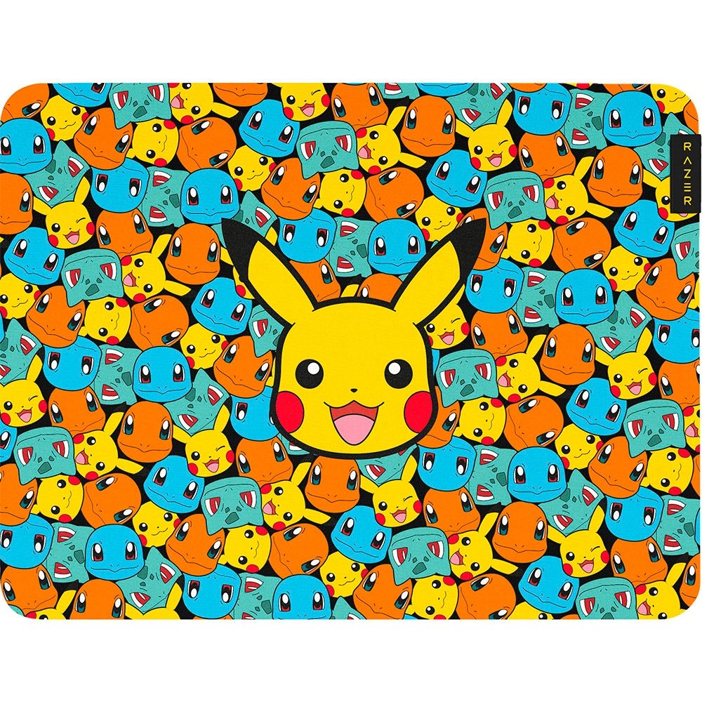 Razer Gigantus V2 Médio Tecido Macio Pokémon Kanto Starters Edition RZ02-03333900-R3M1