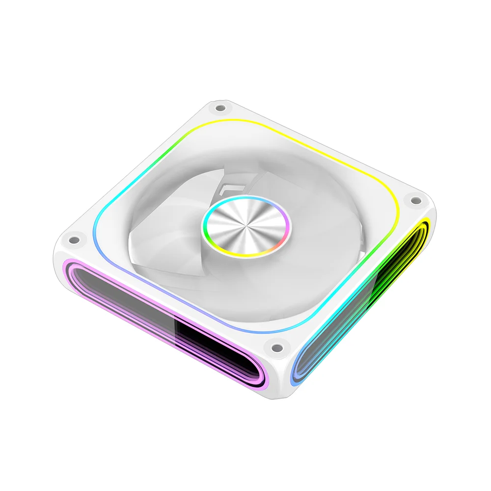 Coolmoon CM-MM-W-R Reverse 120mm ARGB Branco CM-MM-W-R
