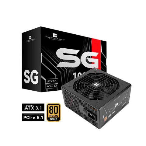 Thermalright SG Series SG-1000 1000W 80 Plus Gold Full Modular ATX 3.1 Preta